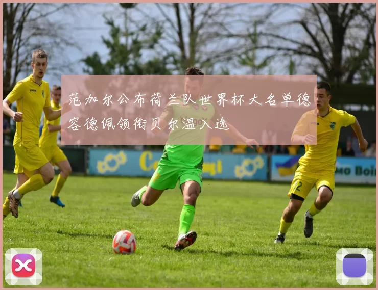 范加尔公布荷兰队世界杯大名单德容德佩领衔贝尔温入选